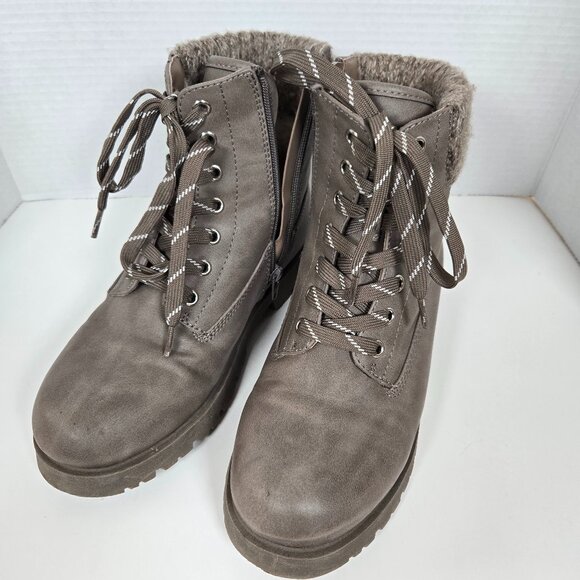 Women's Lace Up/Zip Up Low Winter Books by Call It Spring Size 8.5 - Picture 1 of 8